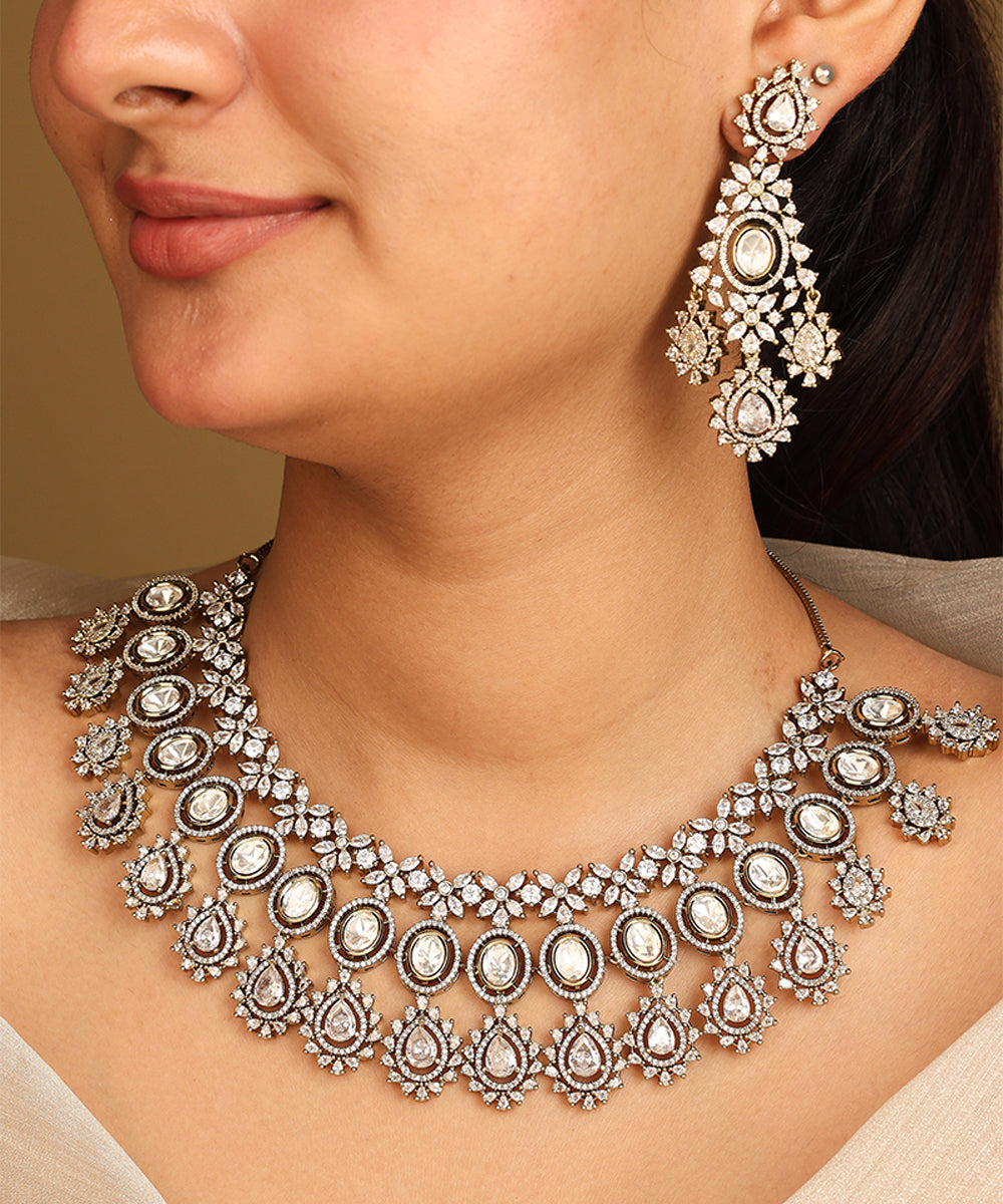 American Diamond Necklace Set