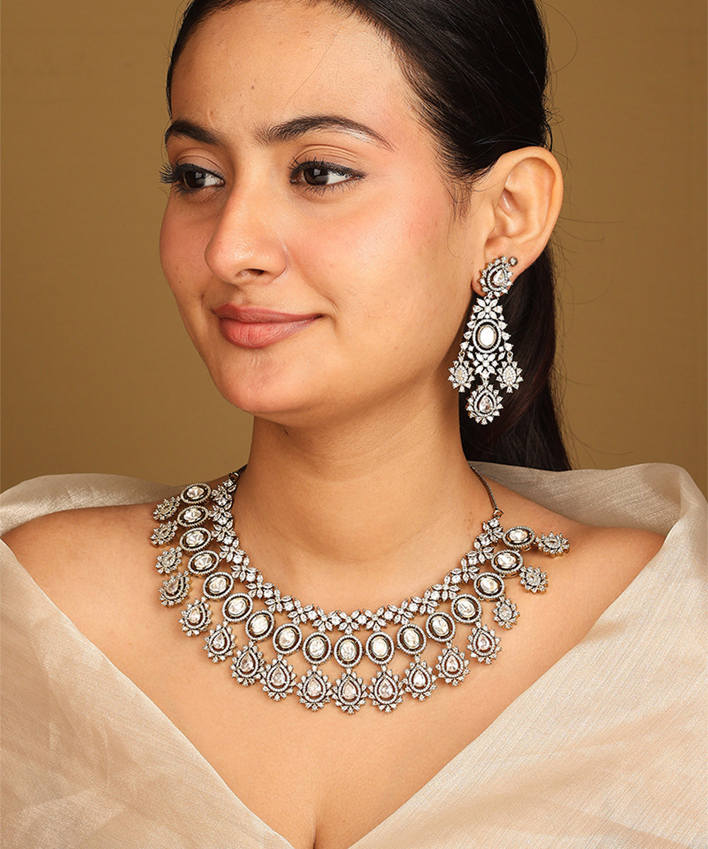 American Diamond Necklace Set