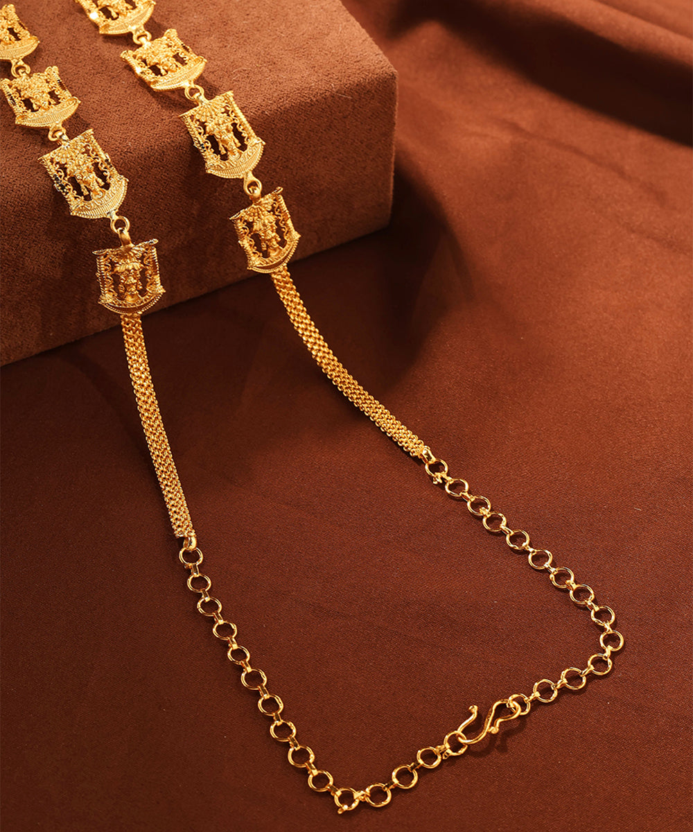 Palakka Necklace with Square Pendant