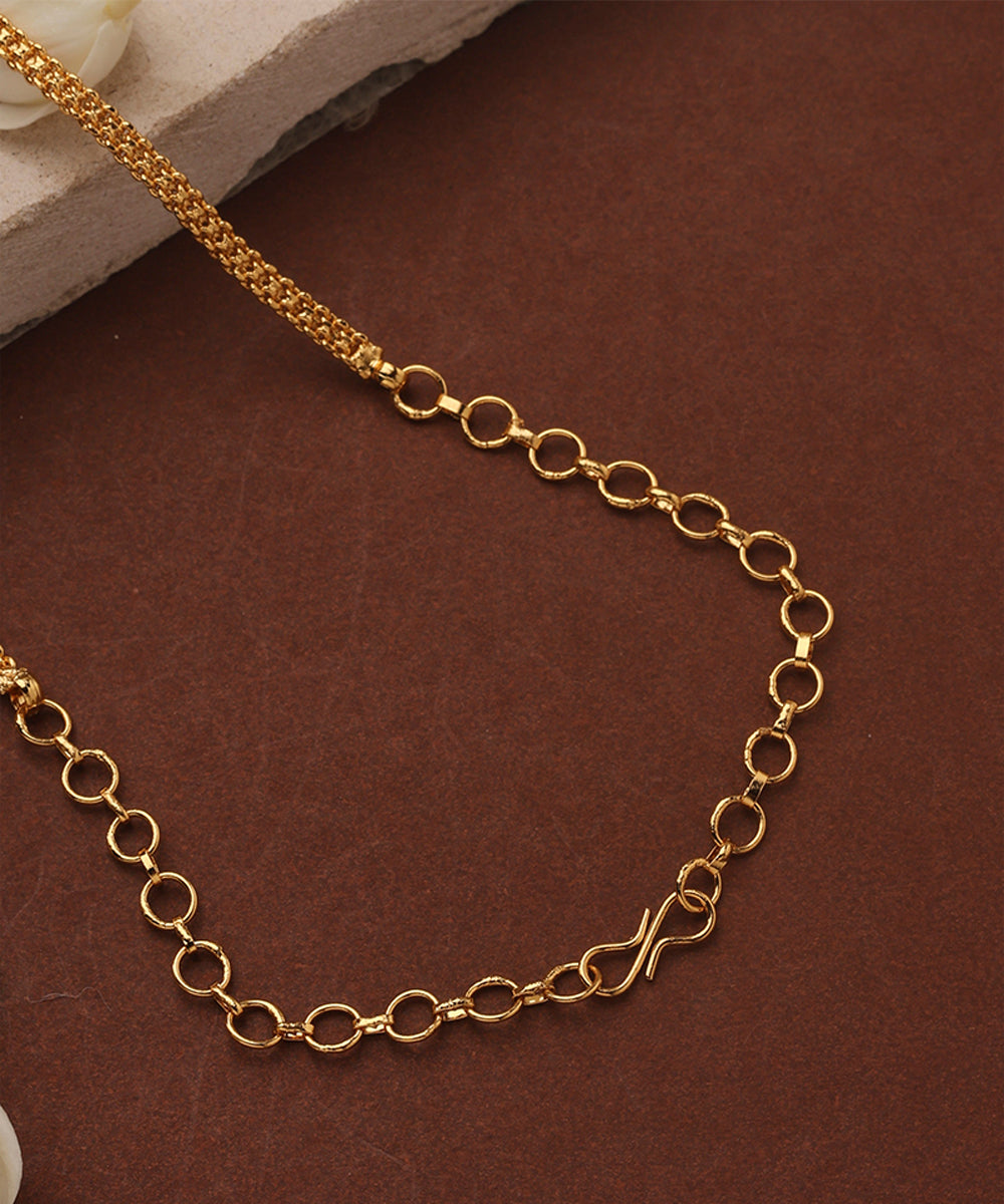 Gold Plated Palakka Necklace Set