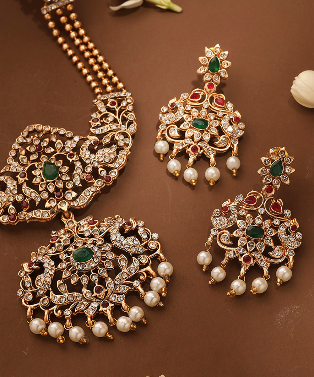 Long Guttapusalu Necklace Set