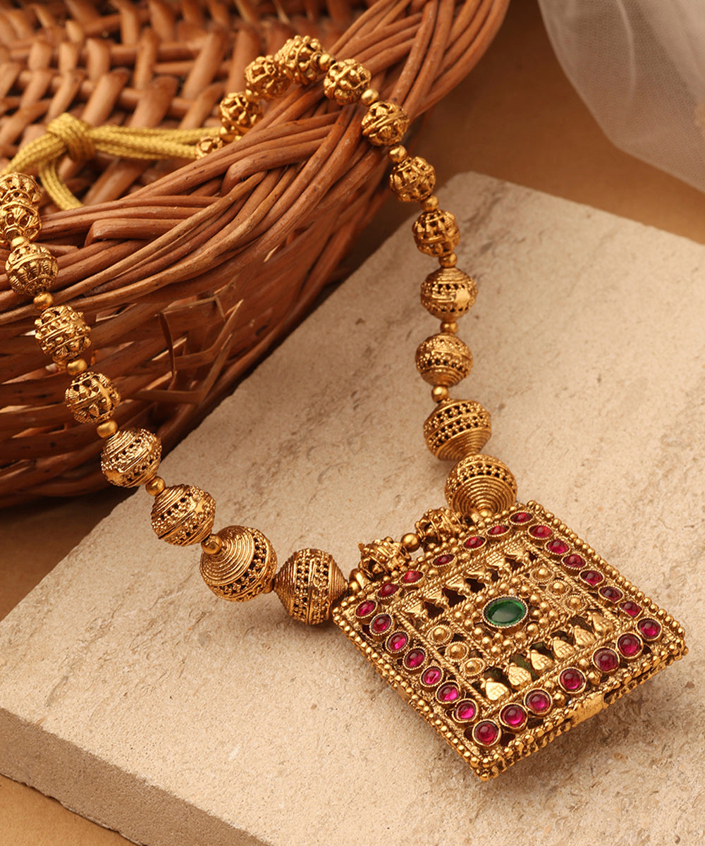 Eternal Grace Gold Plated Necklace Set