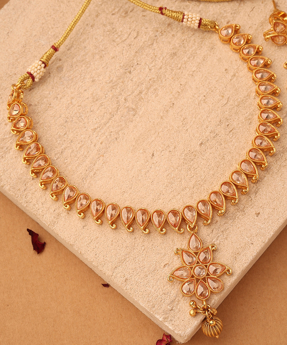Raindrop Blossom Necklace Set