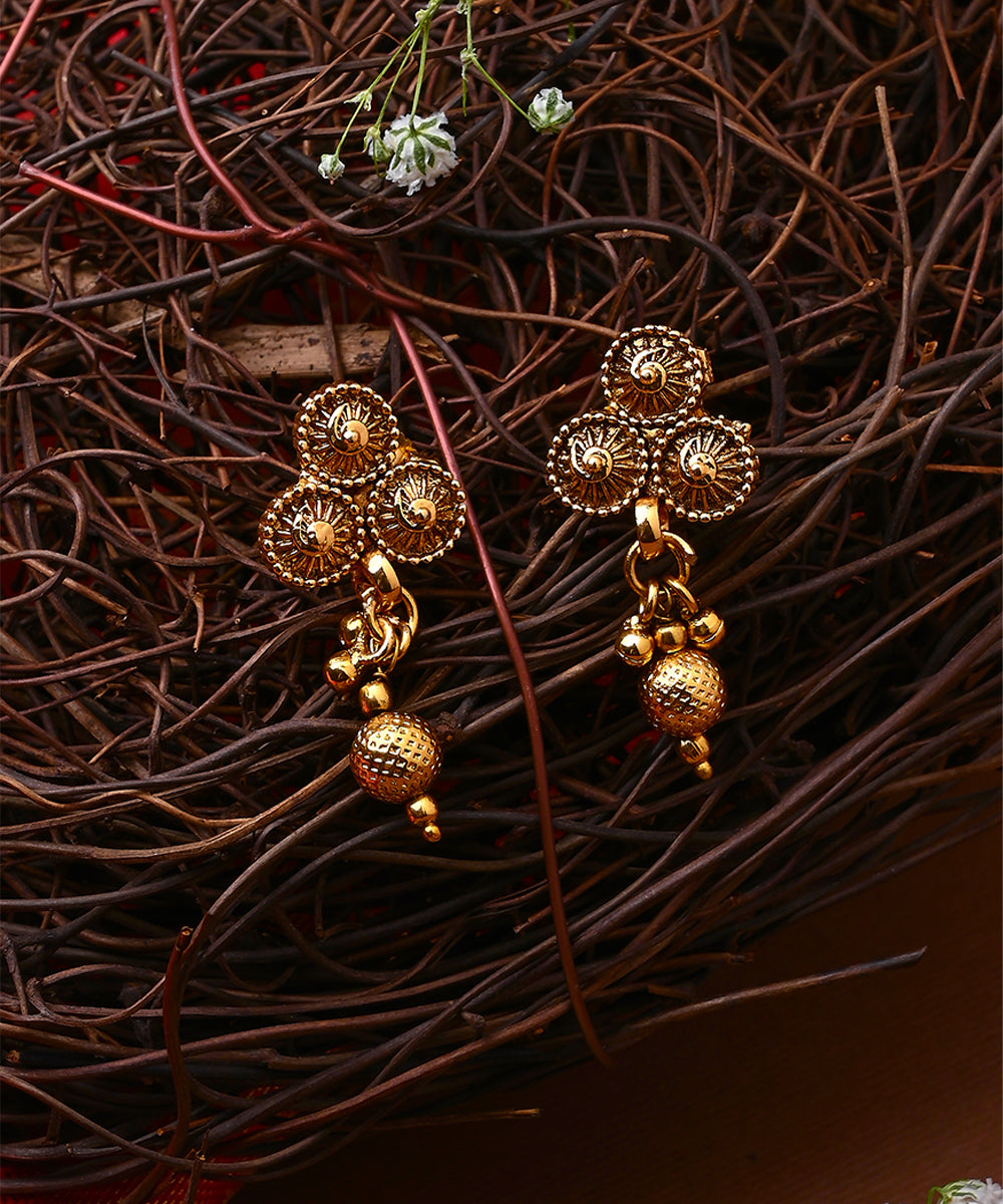 Yellow Gold Plated Necklace Set