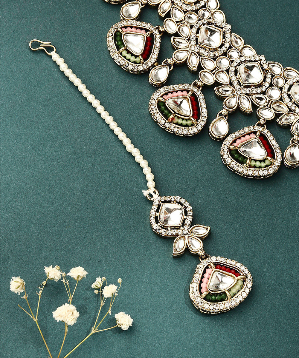 Ethereal Radiance Wedding Necklace Set