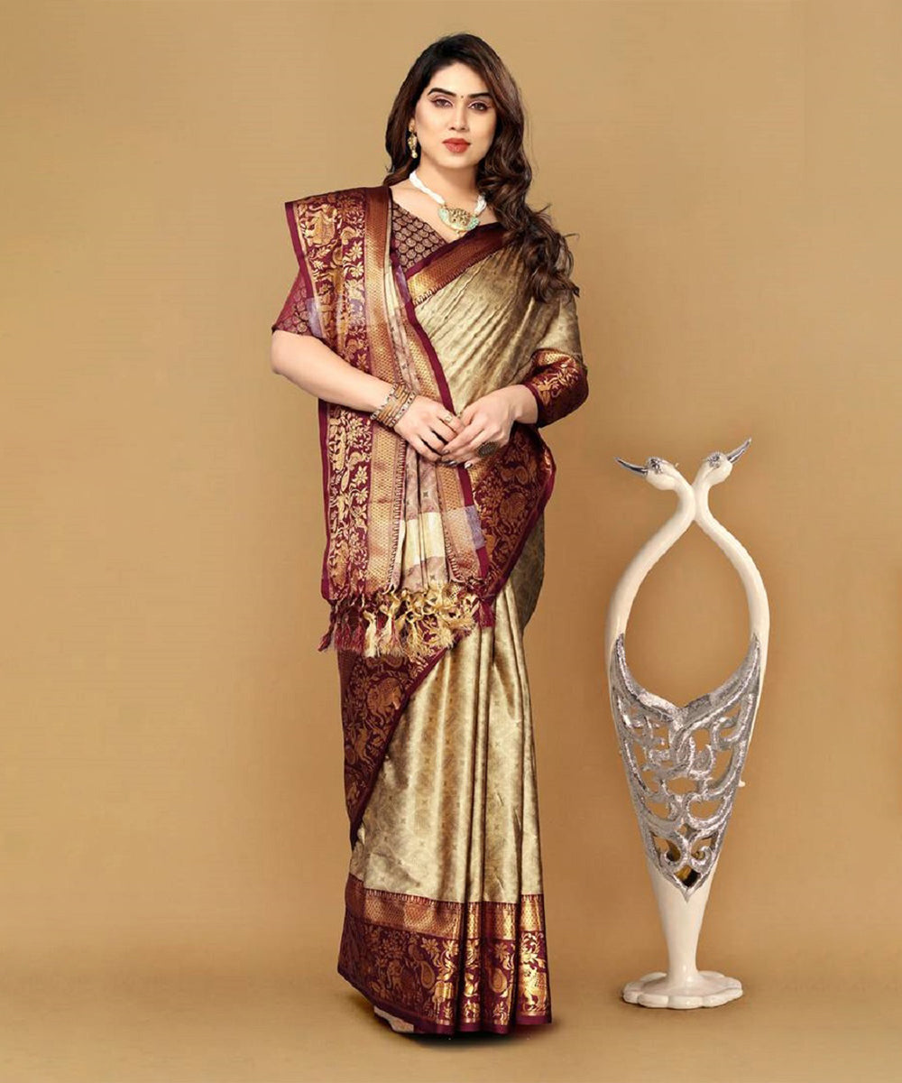 Saree Jacquard Cotton Silk
