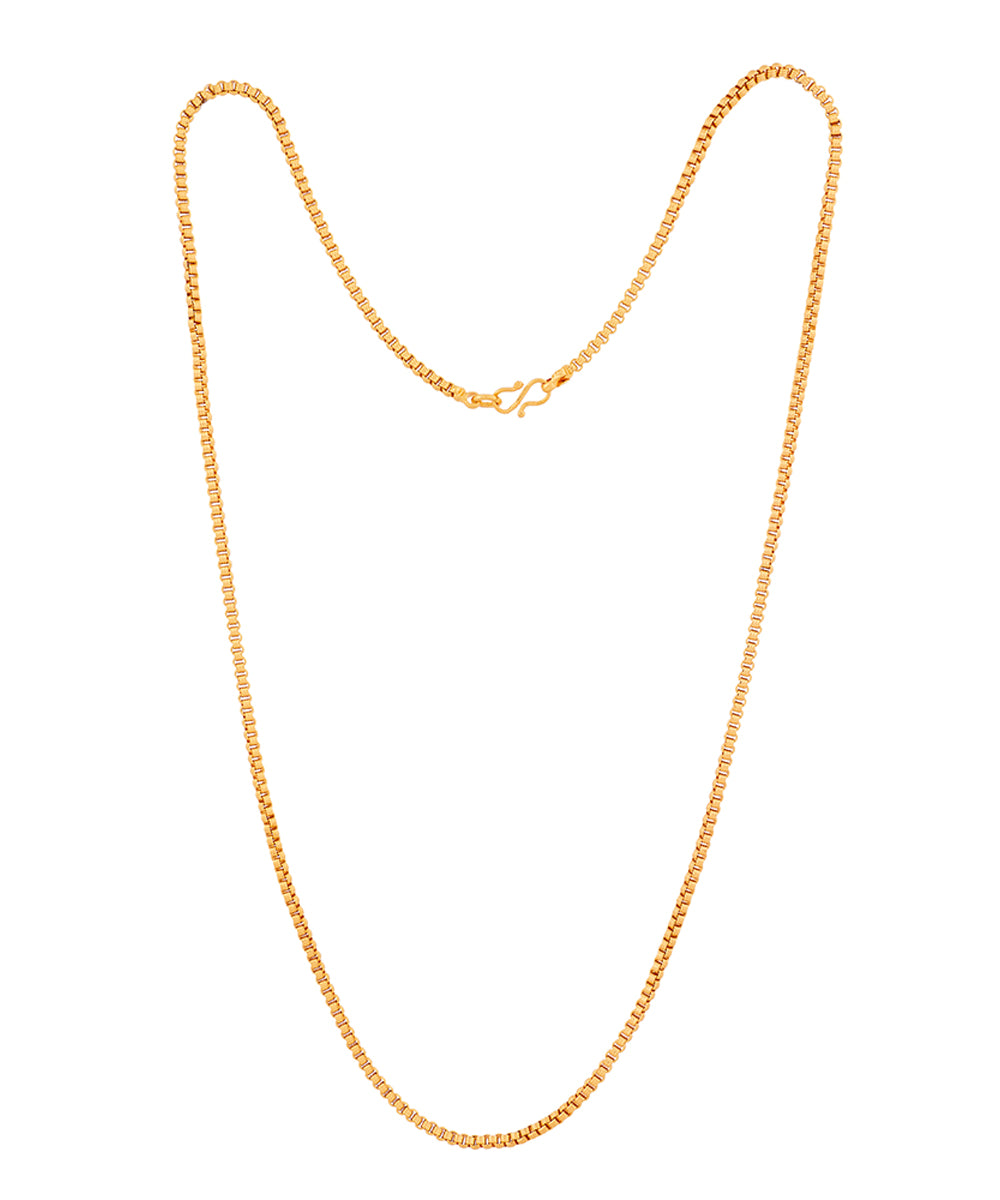 Golden Box Chain Length 24 Inches