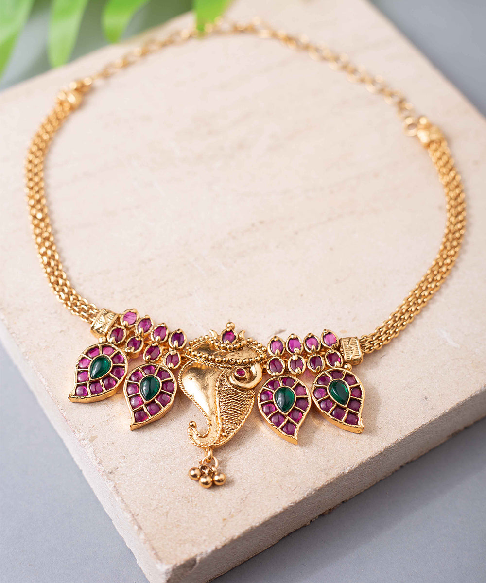 Necklace Dual Lakshmi Attigai