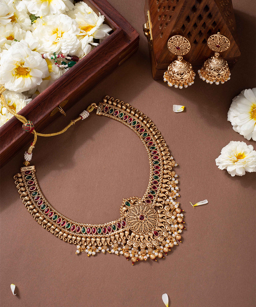 Necklace Antique Temple Grand