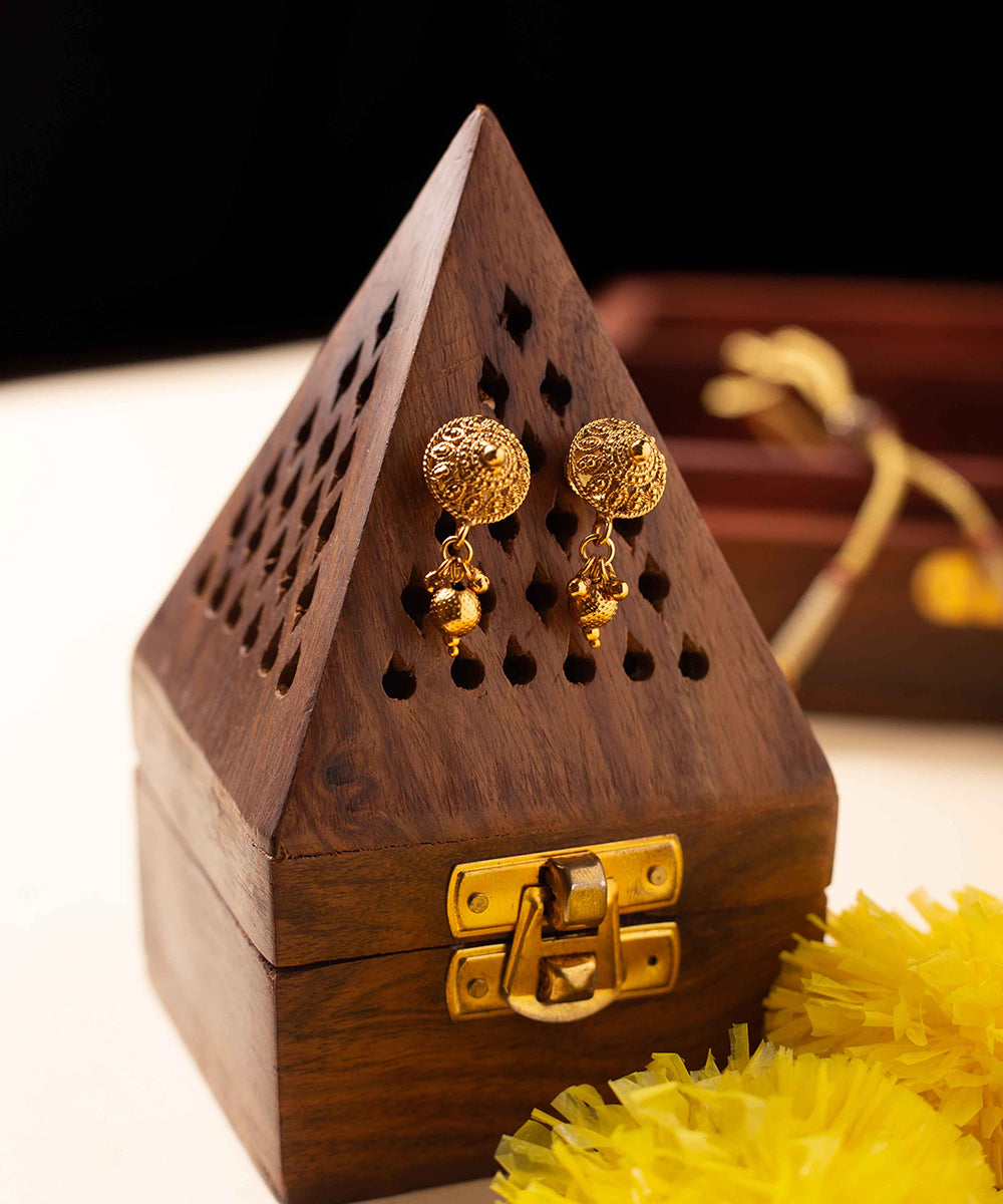 Necklace High Gold Circular Work