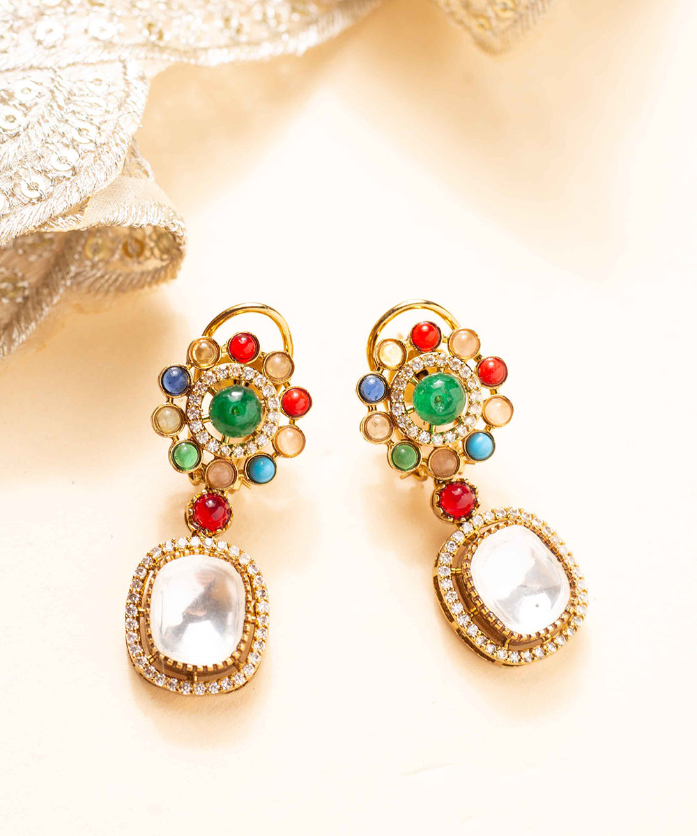 Choker Multicolor Diamond Set