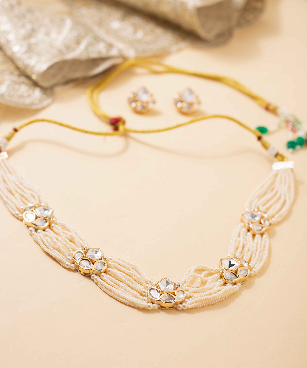 Choker Kundan Pearl Regal