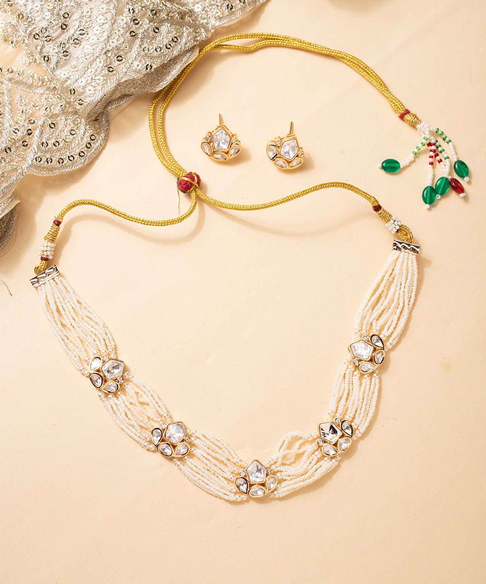 Choker Kundan Pearl Regal