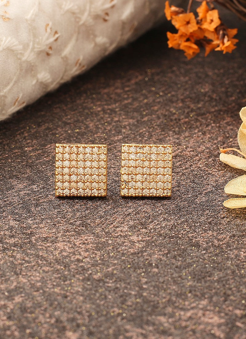 White Gold Earrings