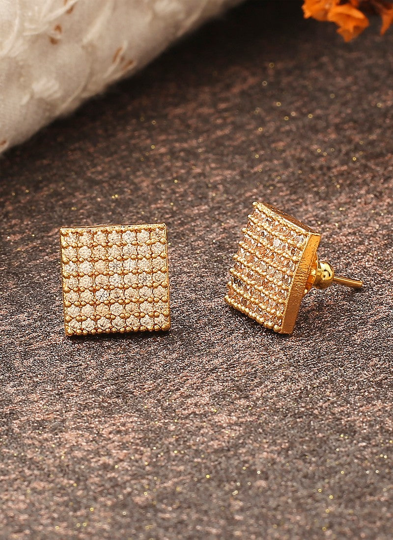 White Gold Earrings