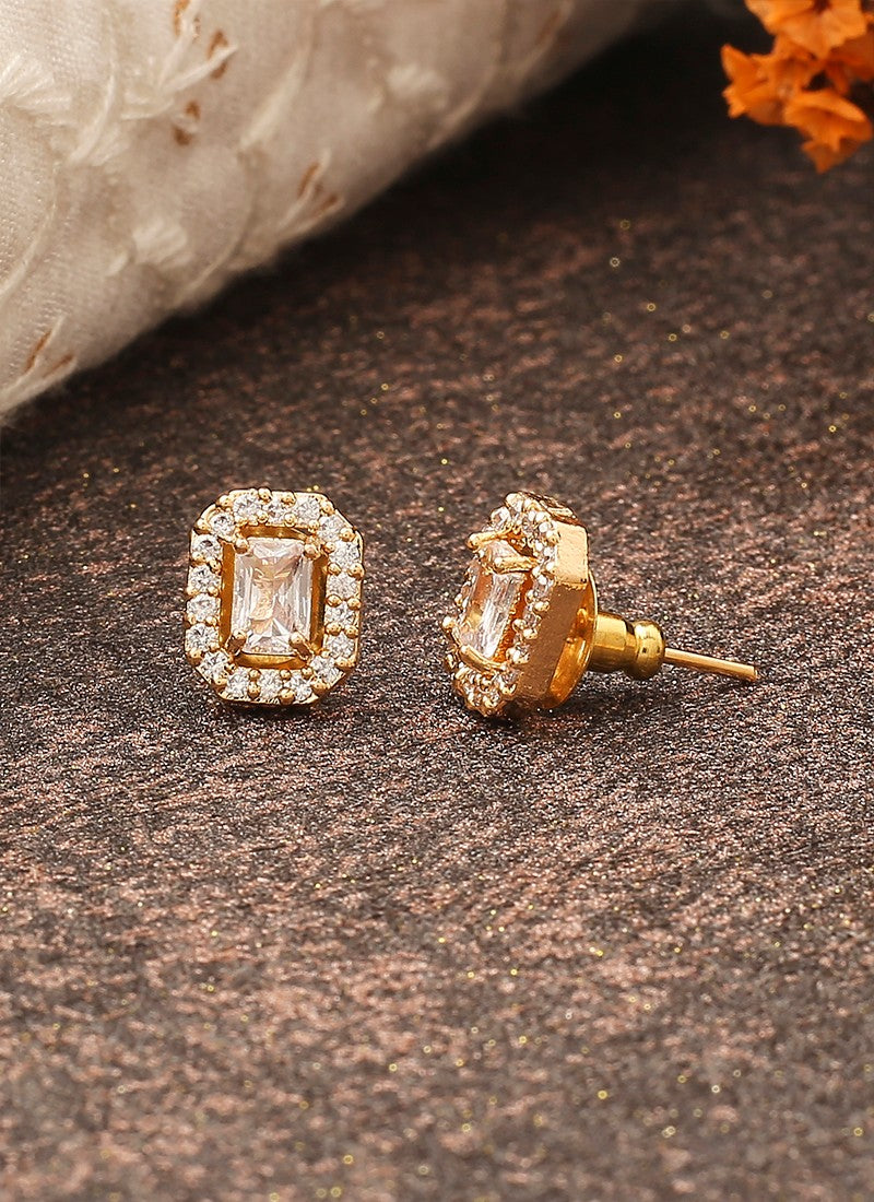 White Gold Earrings