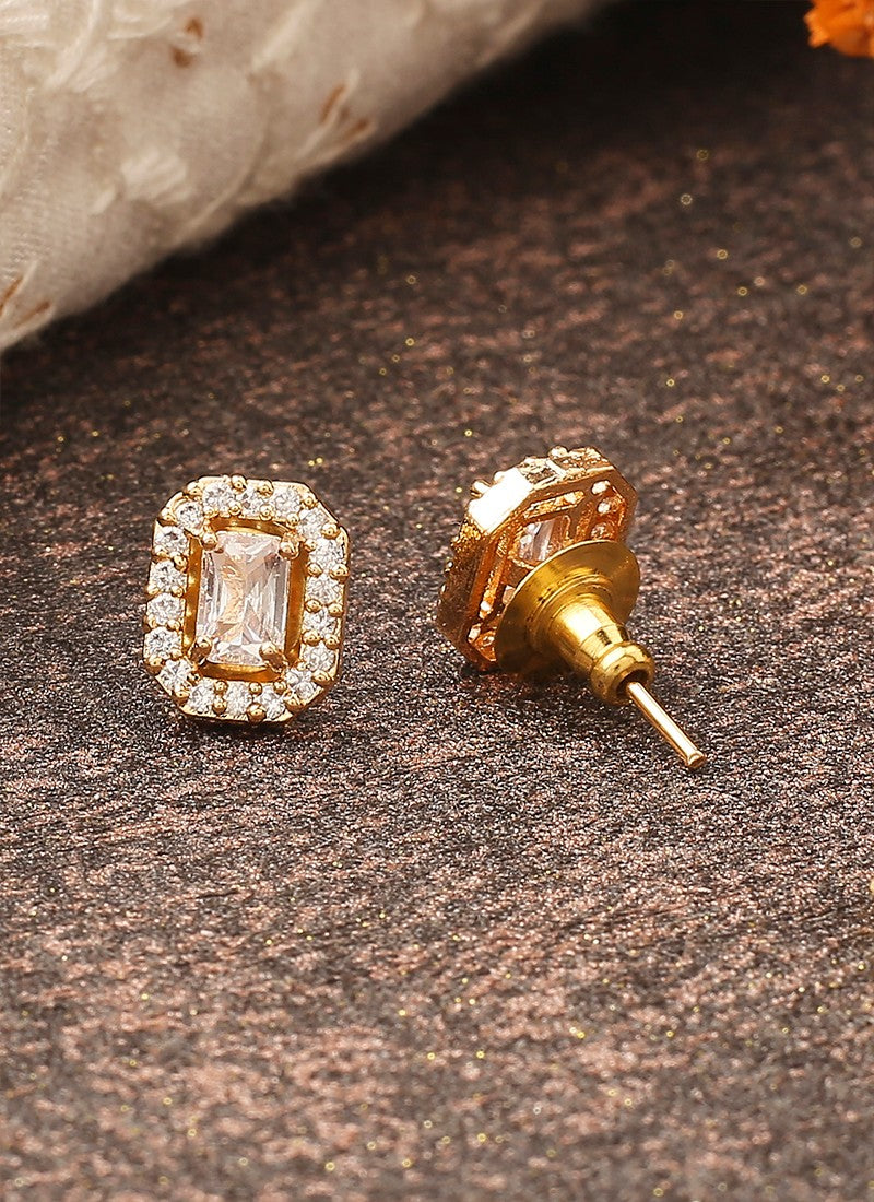 White Gold Earrings
