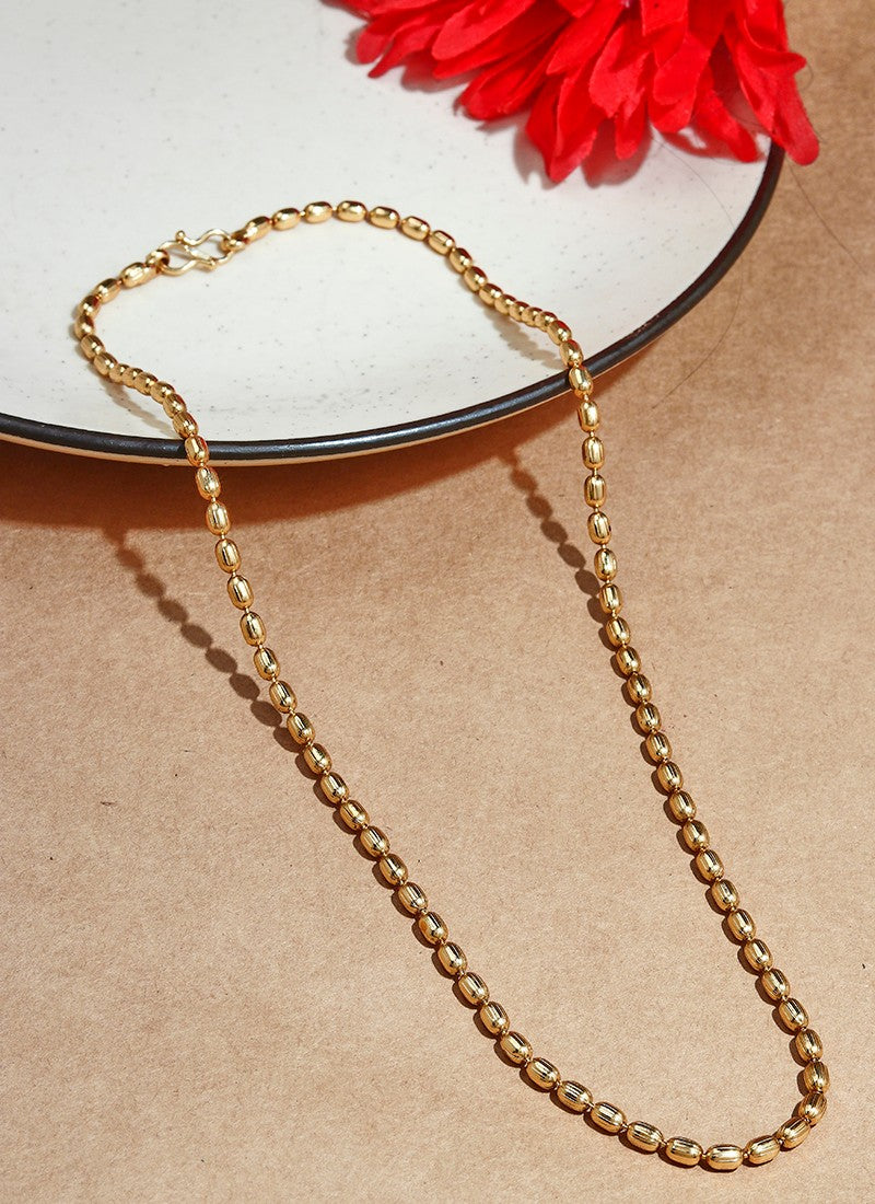 Golden Bead Necklace