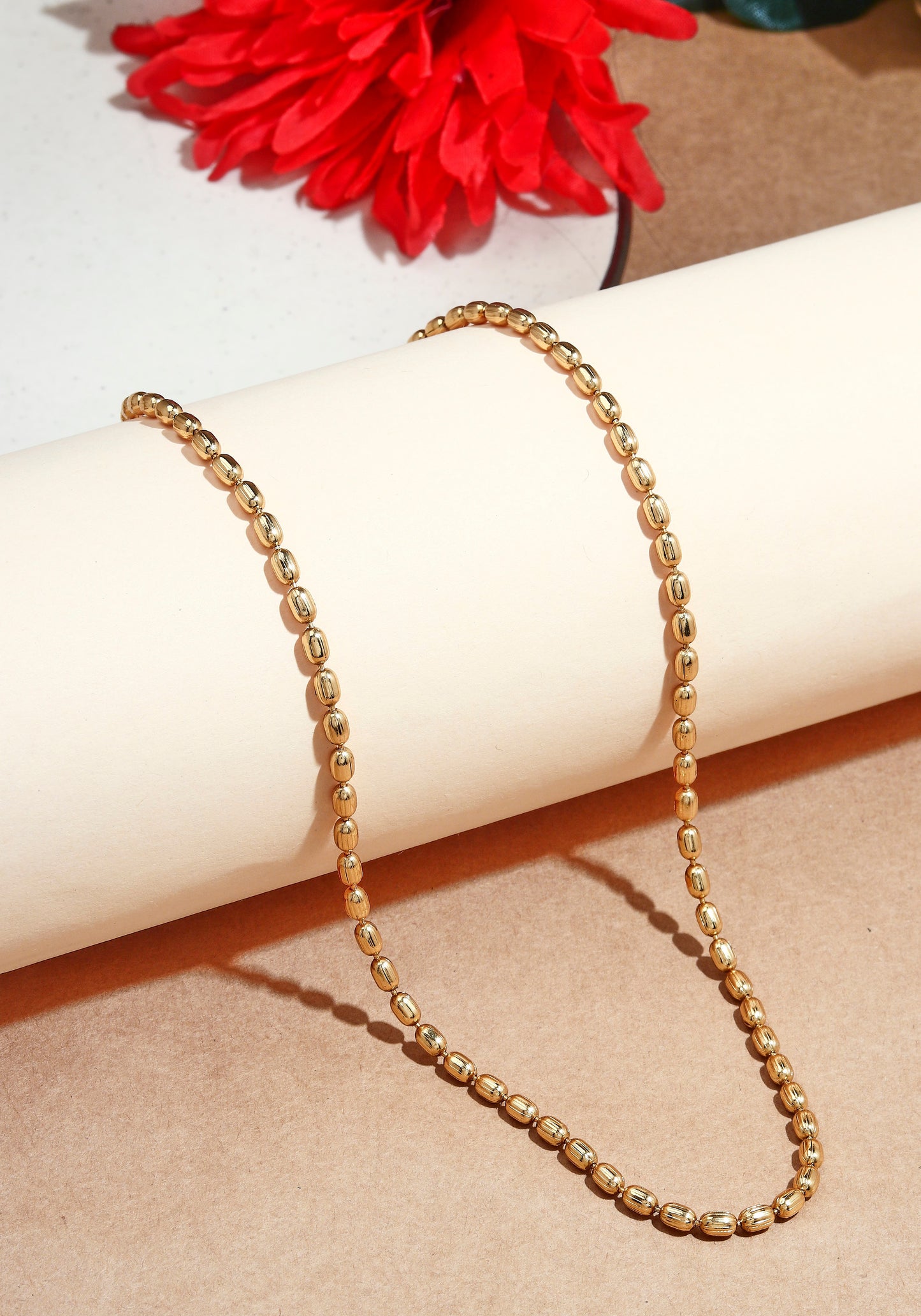 Golden Bead Necklace