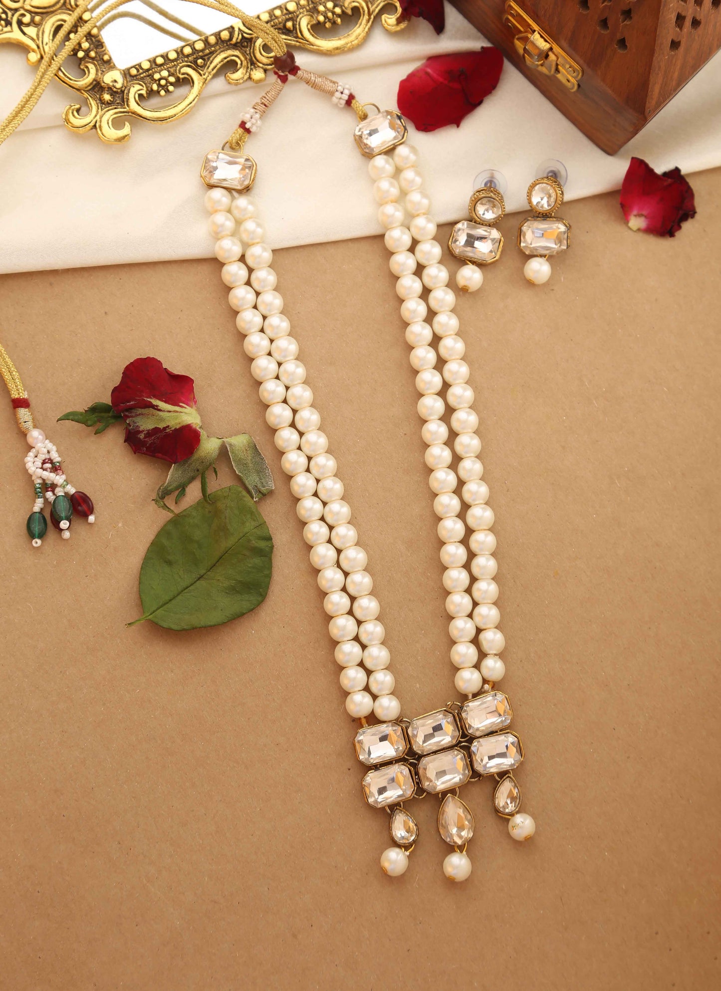 2 Layered Necklace Set