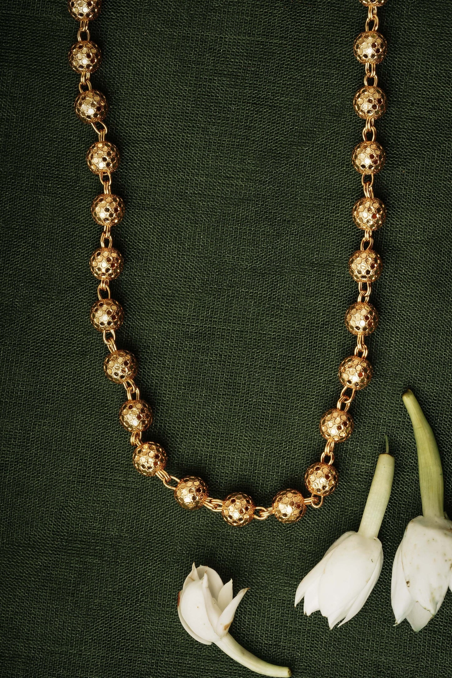 Simple Gold-Plated Festival Necklace