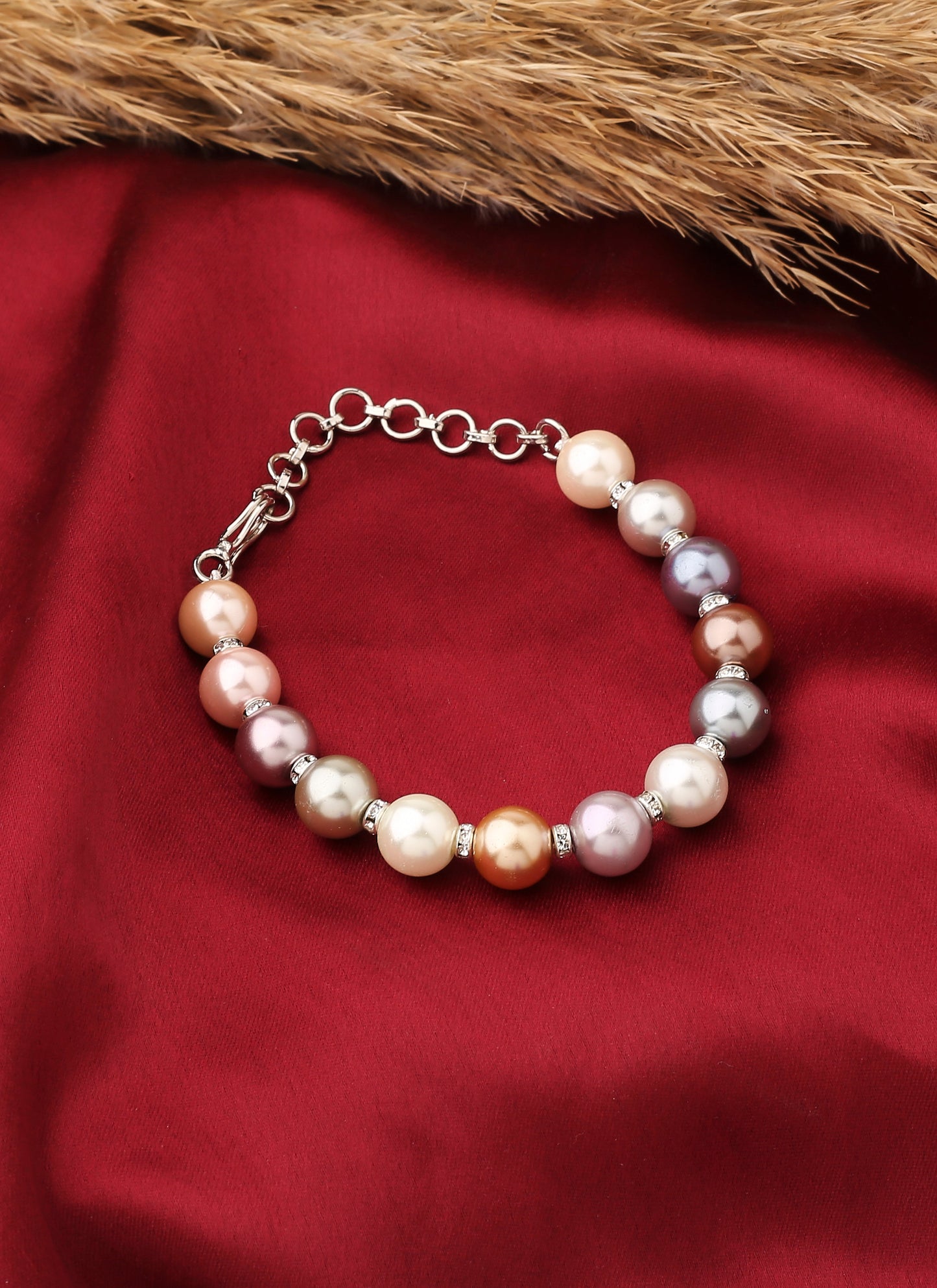 Multicolour Pearl Bracelet