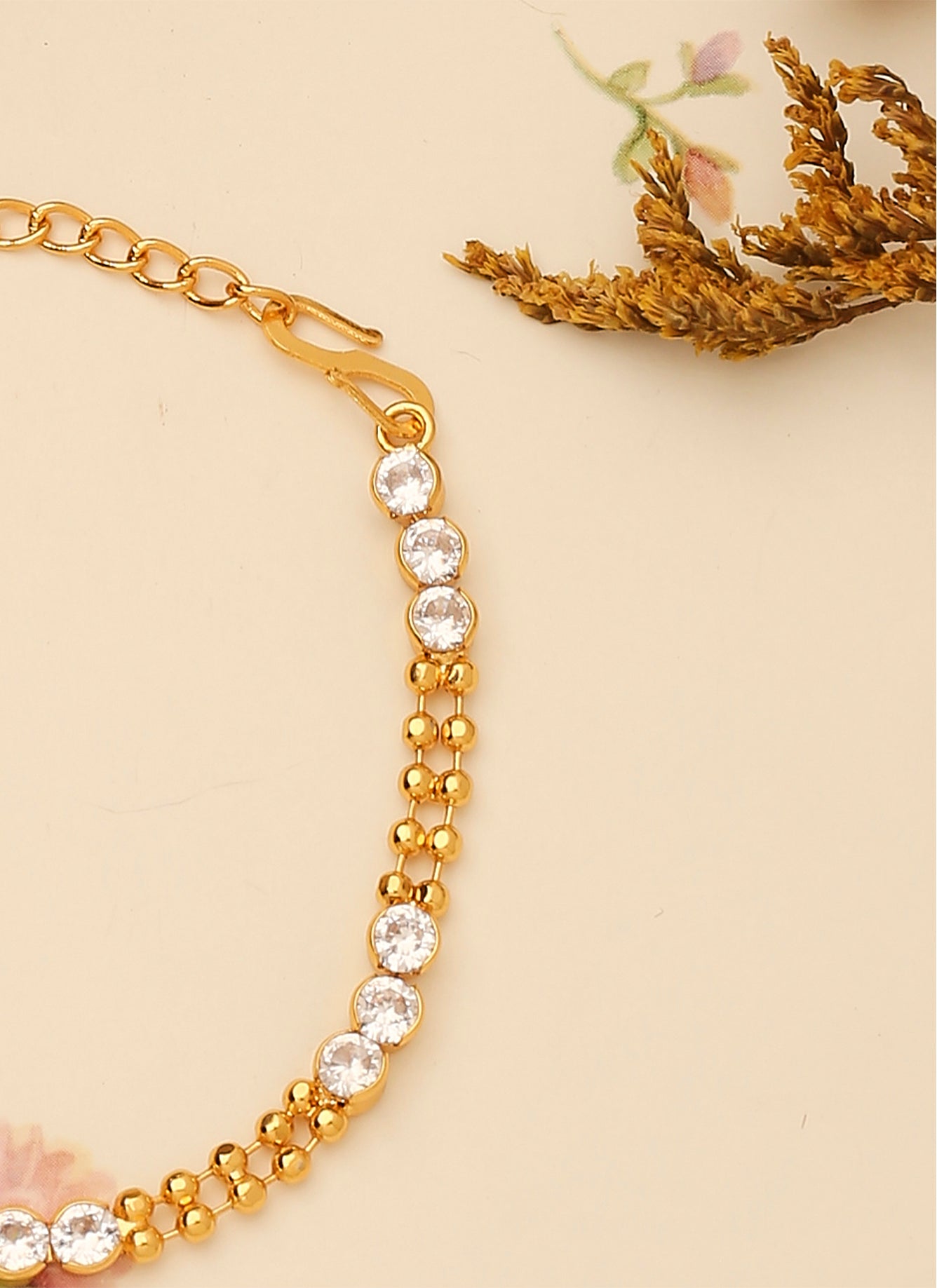 White Gold Plated Bracelet for Wedding