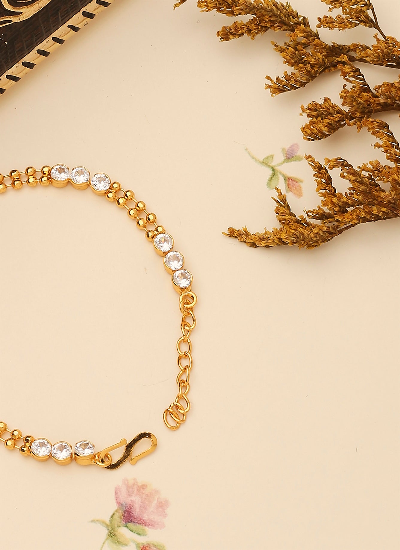 White Gold Plated Bracelet for Wedding