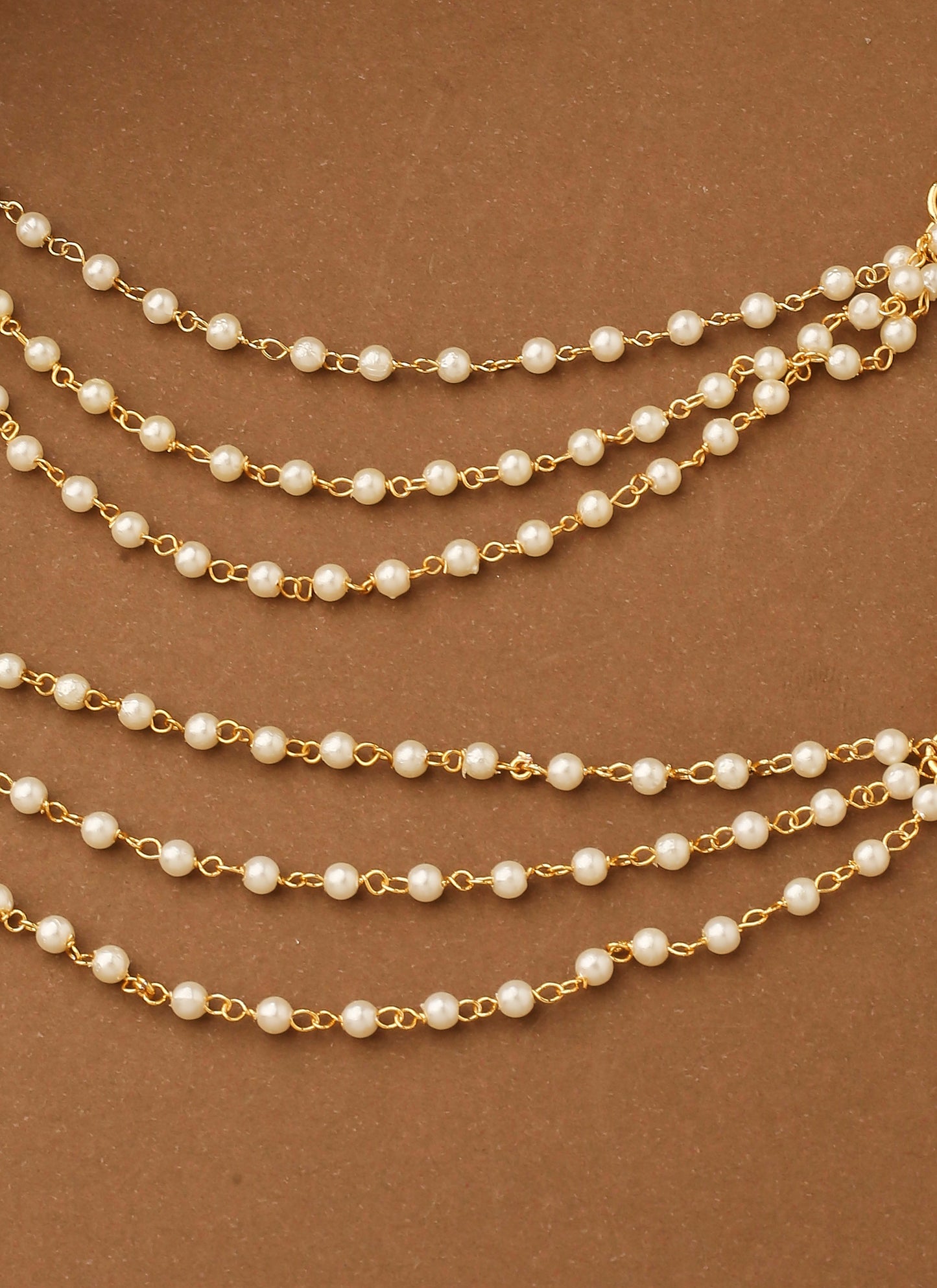 Set of Ear Cuffs in White Gold