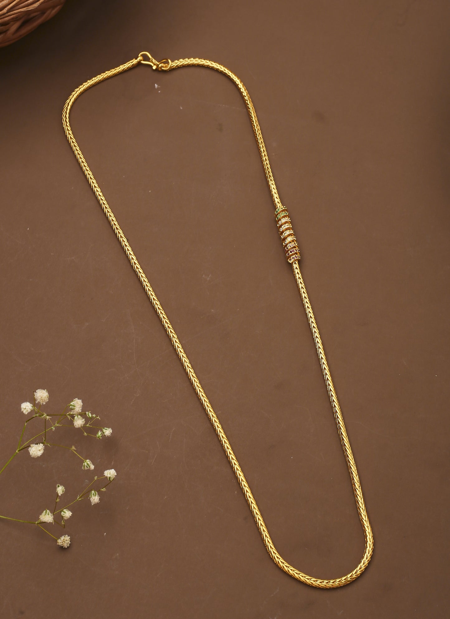 Yellow Gold Chain For Traditional Look