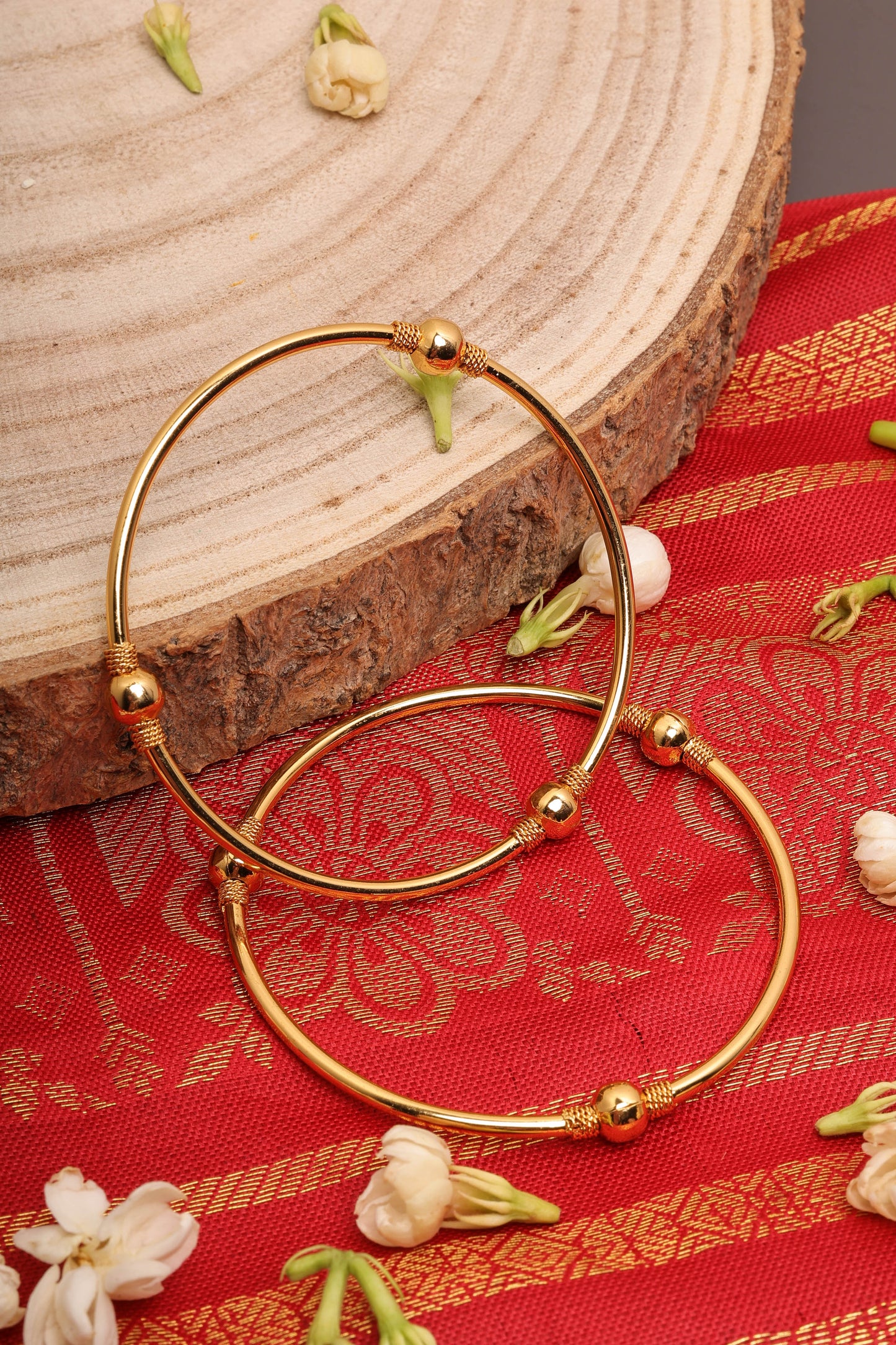 Bangles Set with Circular Accents