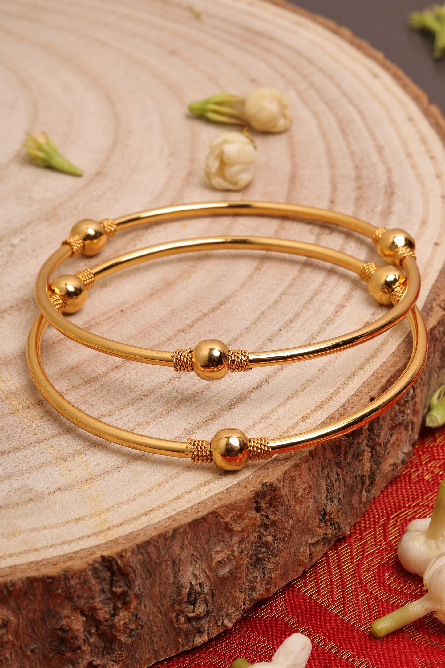 Bangles Set with Circular Accents
