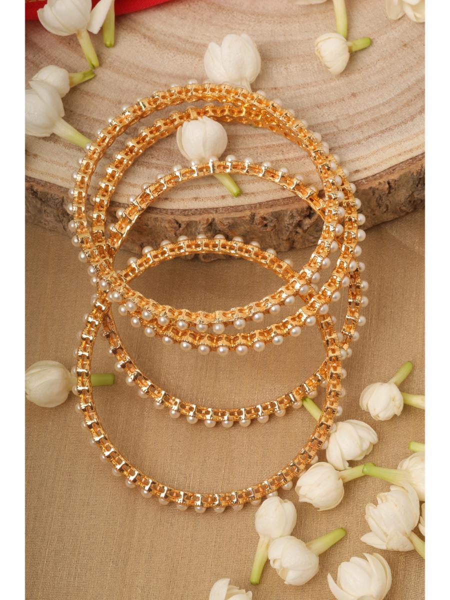 White Alloy Bangles and Bracelets