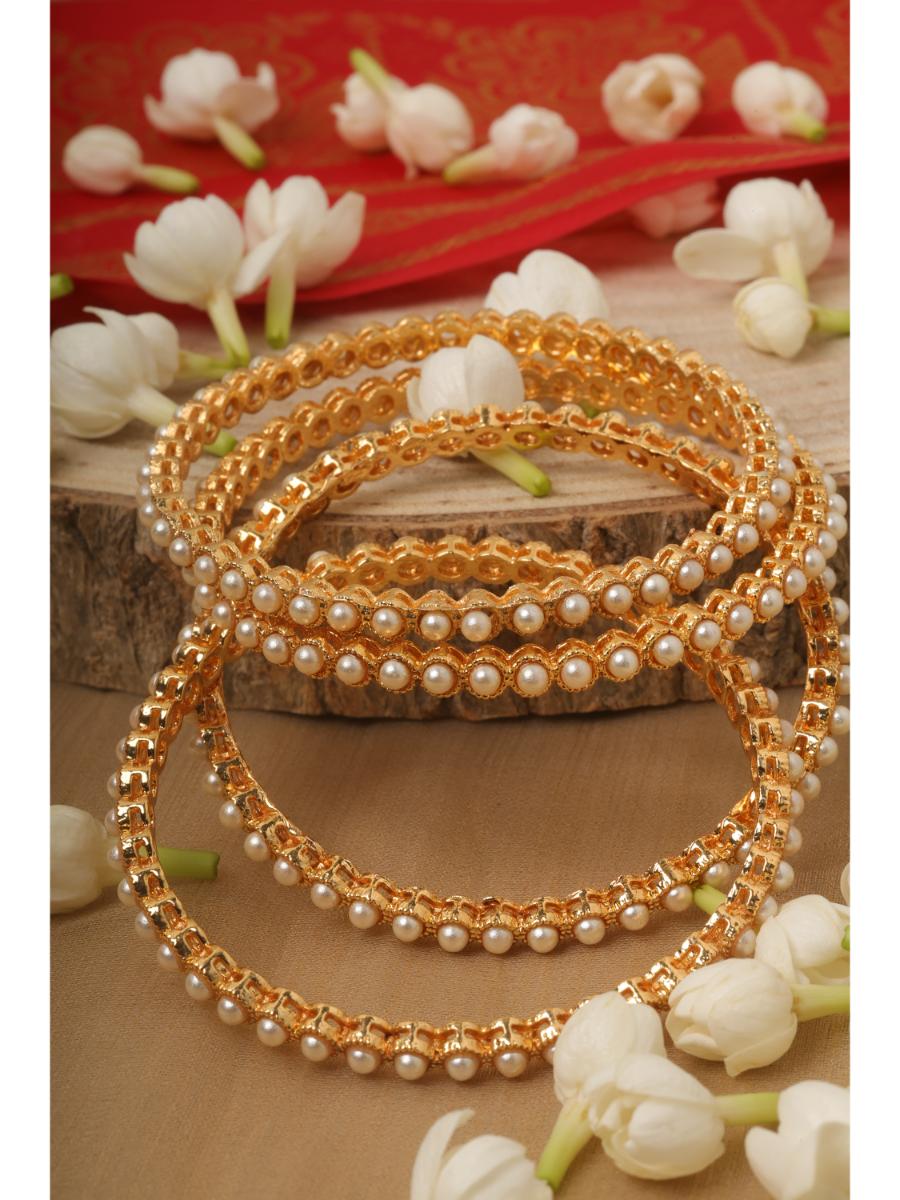 White Alloy Bangles and Bracelets