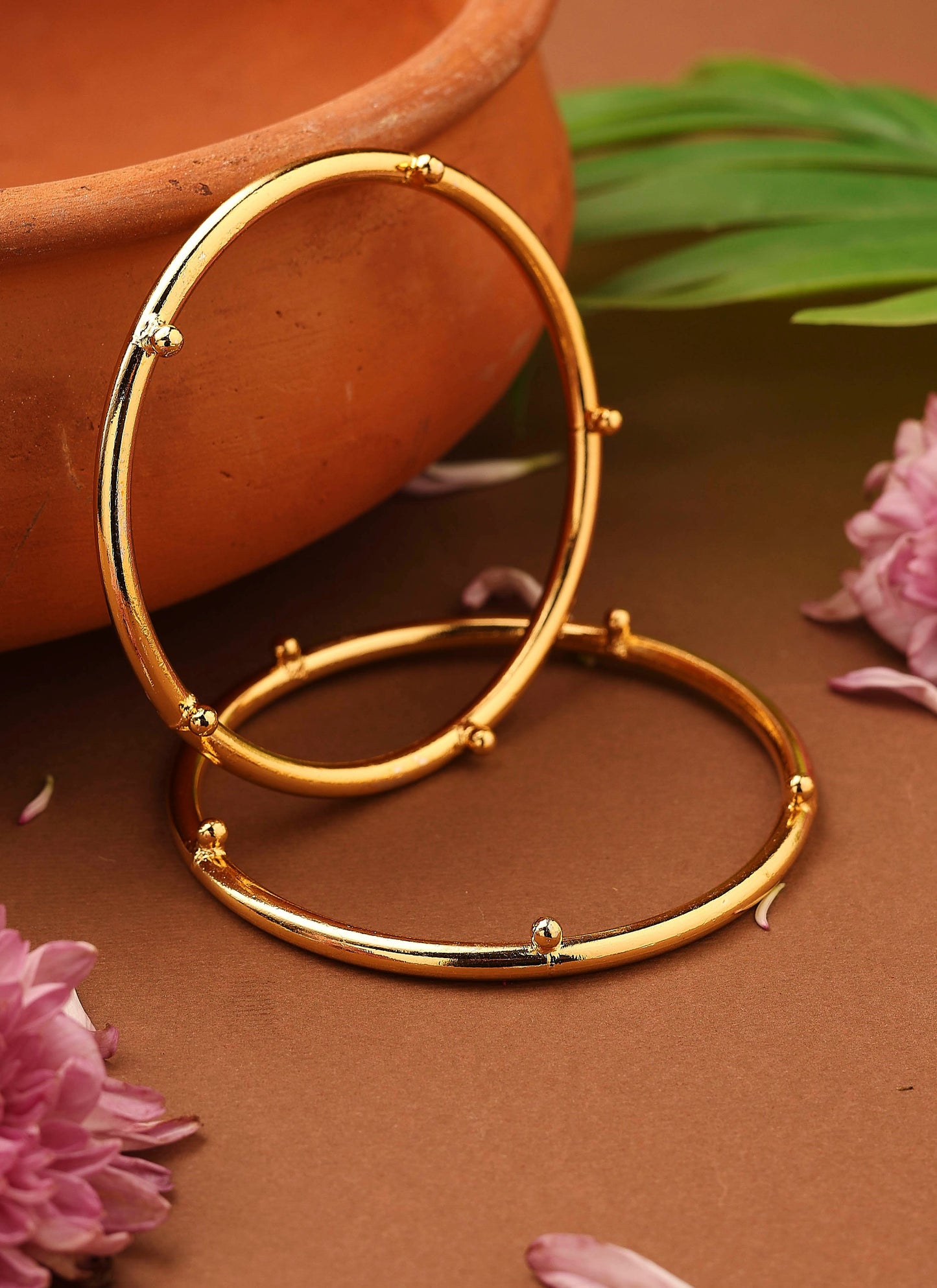 Classic Plain Gold Bangles