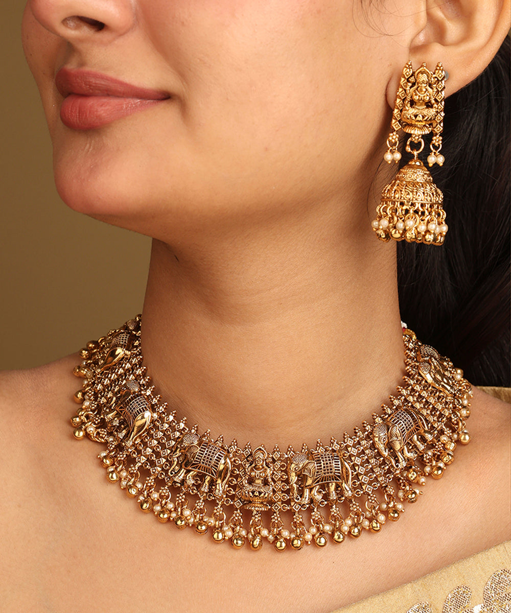 High Gold Necklace Set