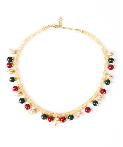 Multicolor Pearl Necklace Sets