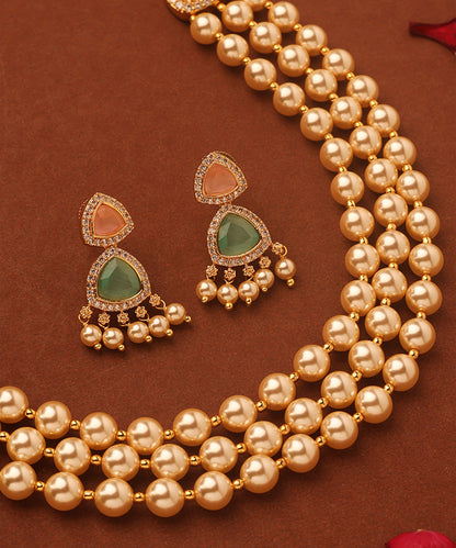 Pearl Layer Necklace Set