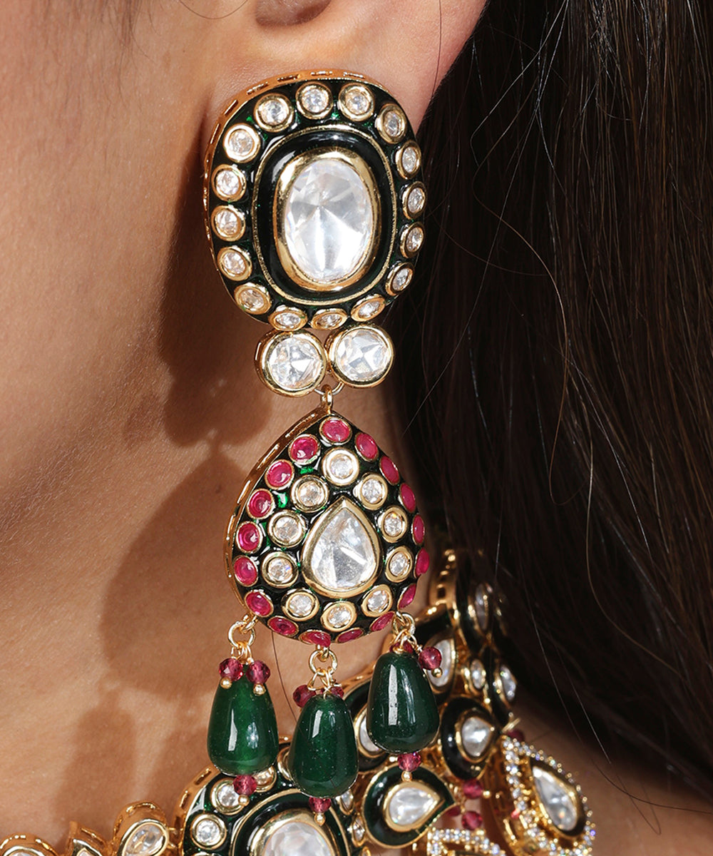 Kundan Stones Choker with Jaipur Jadau Work