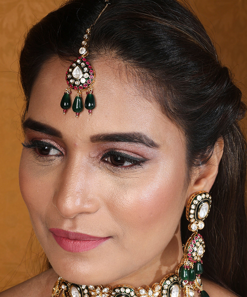 Kundan Stones Choker with Jaipur Jadau Work
