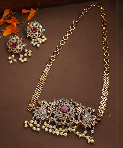 Stone Studded South Indian Style Choker
