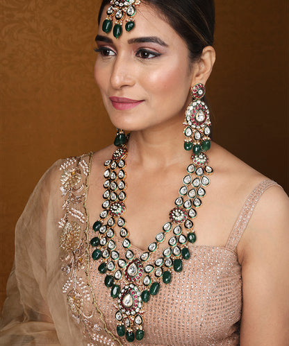 Maharani Haar with Jaipur Jadau Work and Kundan Stones
