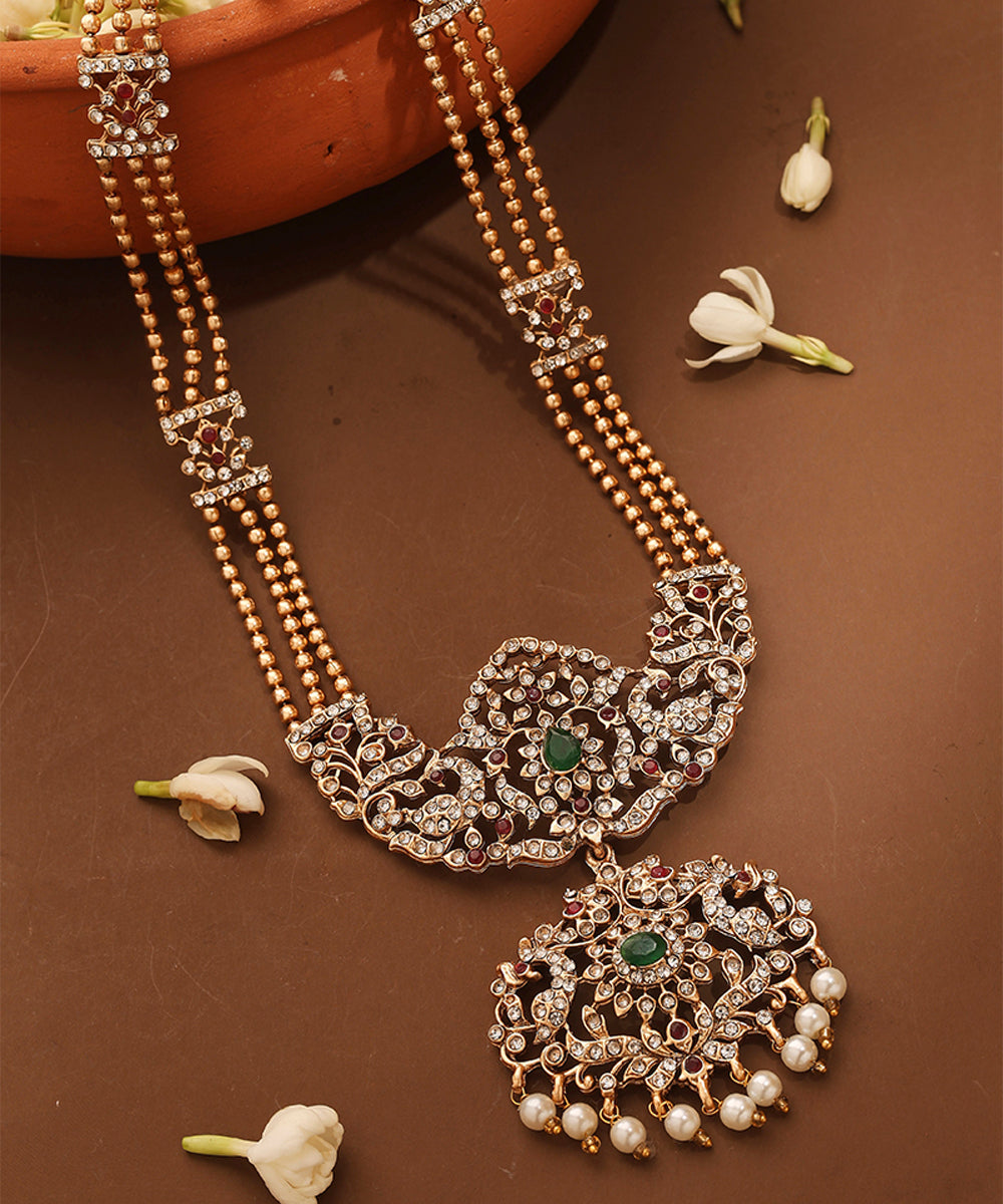 Long Guttapusalu Necklace Set