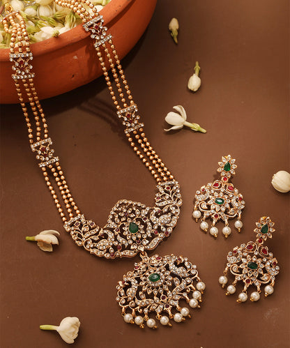 Long Guttapusalu Necklace Set
