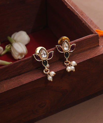 Minimalistic Lotus Motif Chain