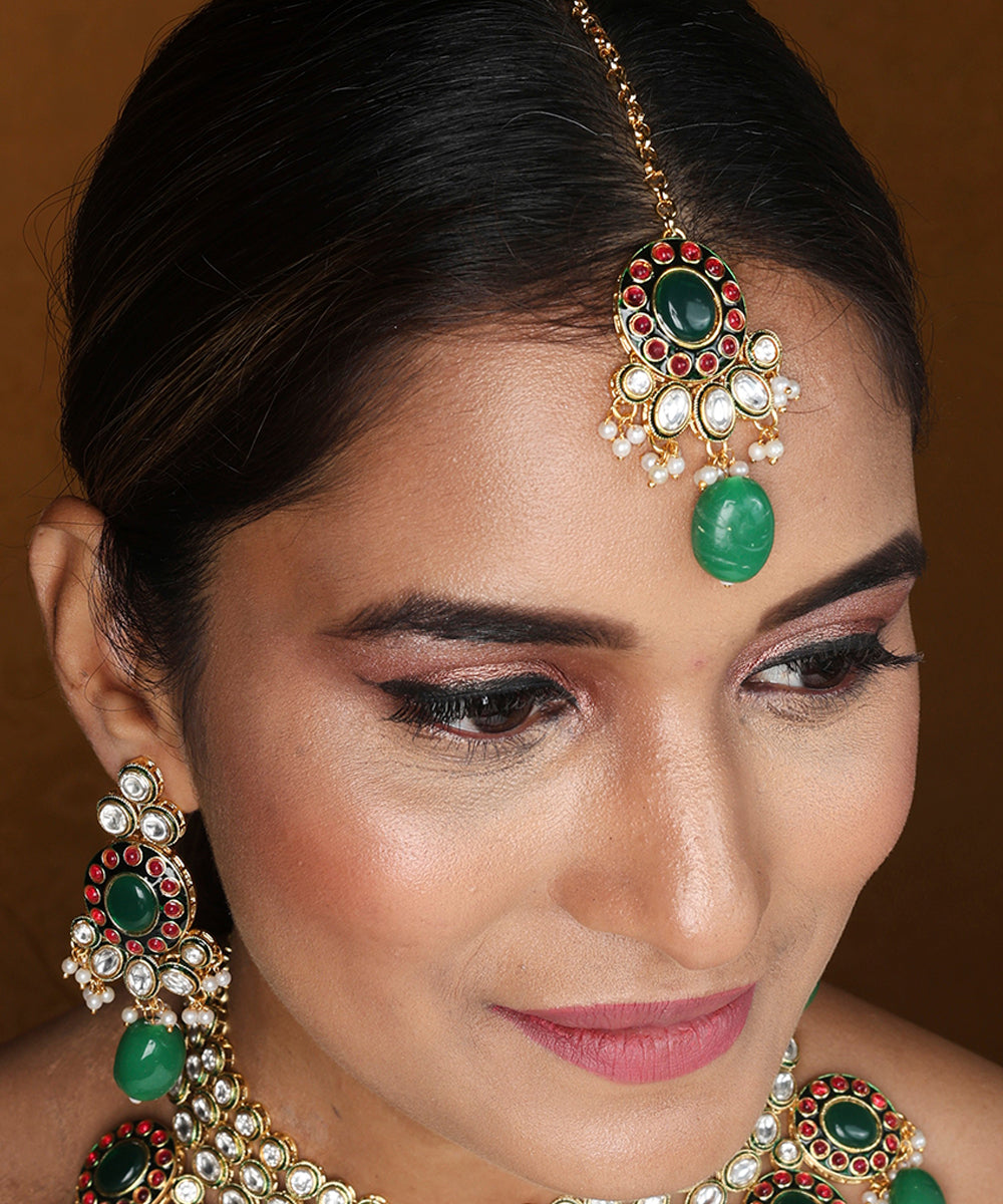 Kundan Bridal Choker with Jaipur Jadau