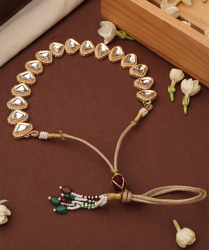 Kundan Triangle Shape Necklace Set