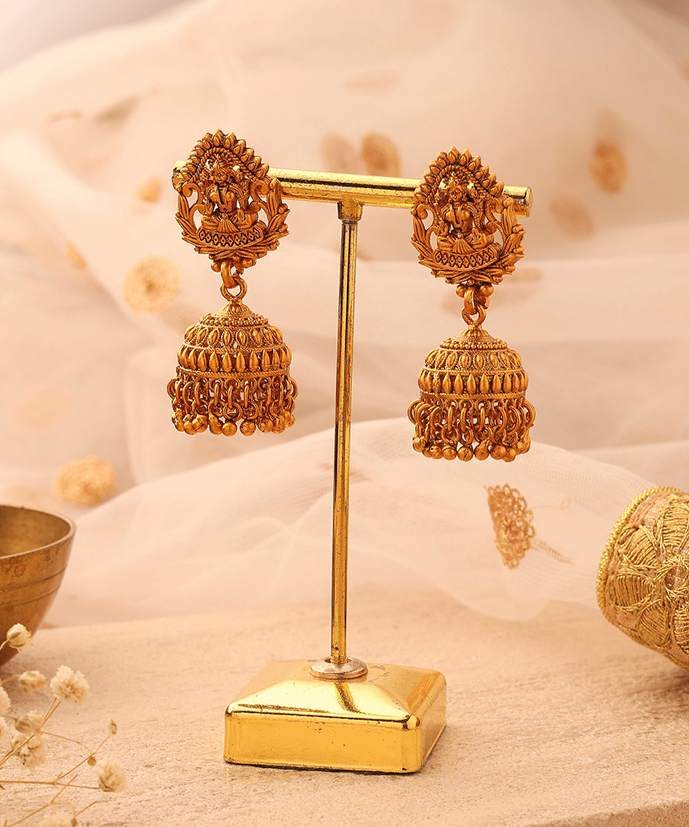 Goddess Motif Necklace and Earring Set