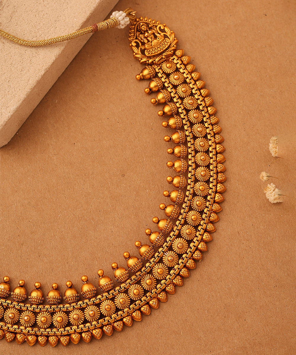 Goddess Motif Necklace and Earring Set