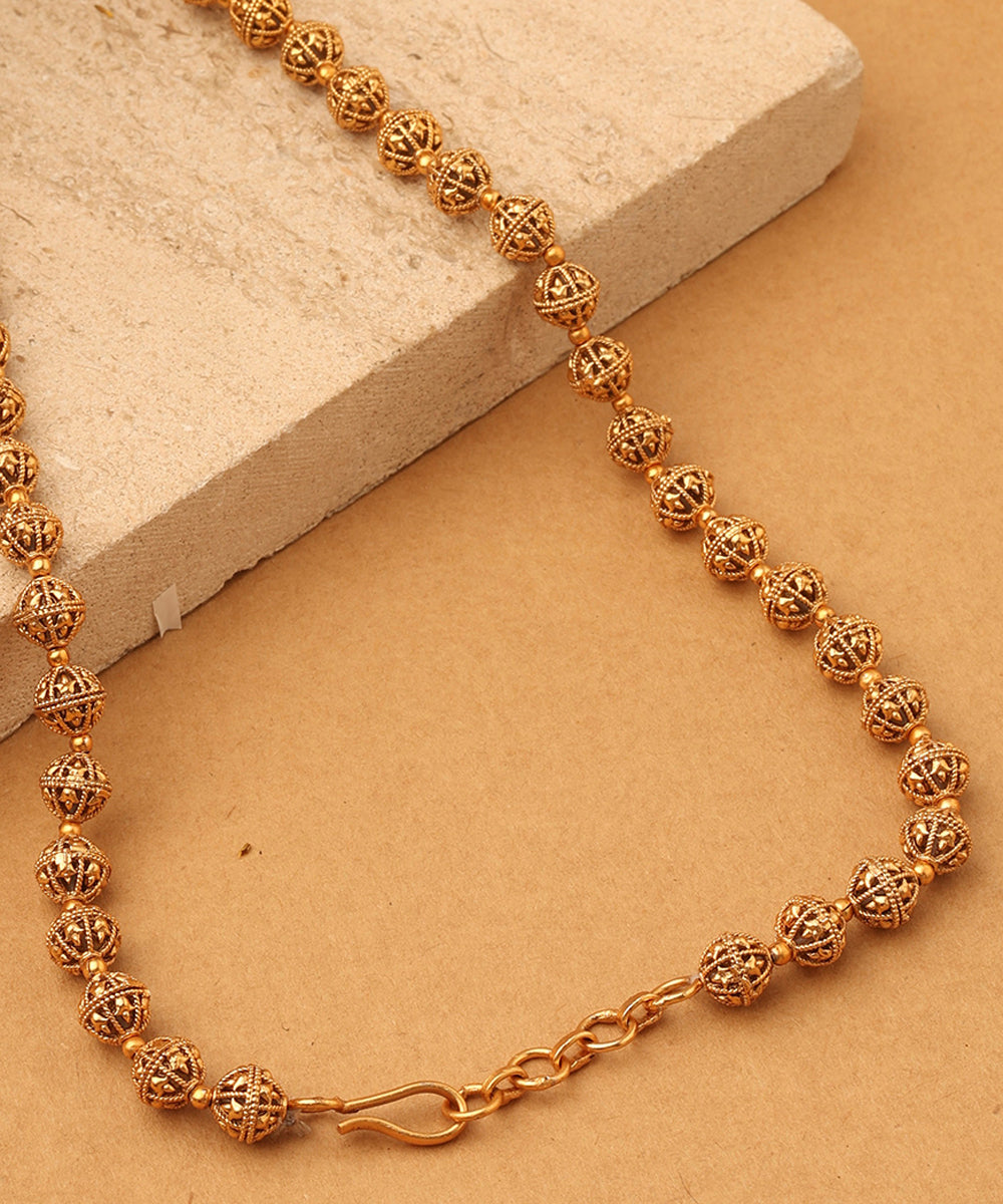 Lotus Blessings Lakshmi Necklace Set